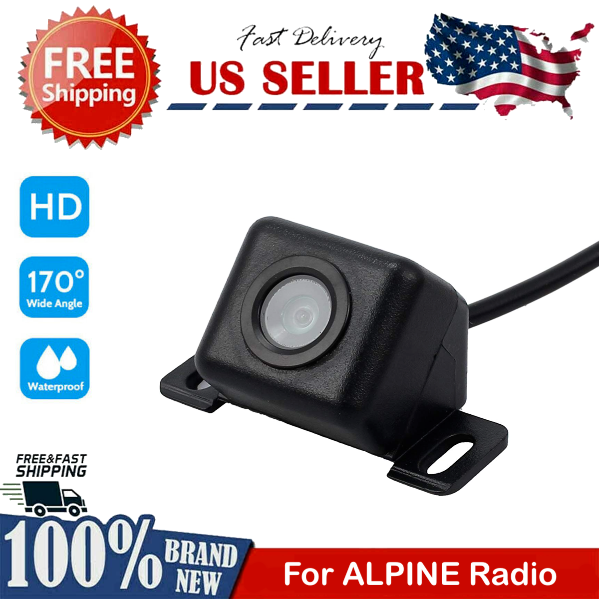 New Rearview Mount Backup Camera for Alpine iLX-507 iLX507 | eBay