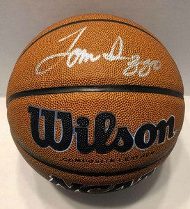 tom izzo autographed basketball