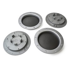 4x Nabendeckel 58mm - 147mm für VW AUDI | Felgendeckel Nabenkappe