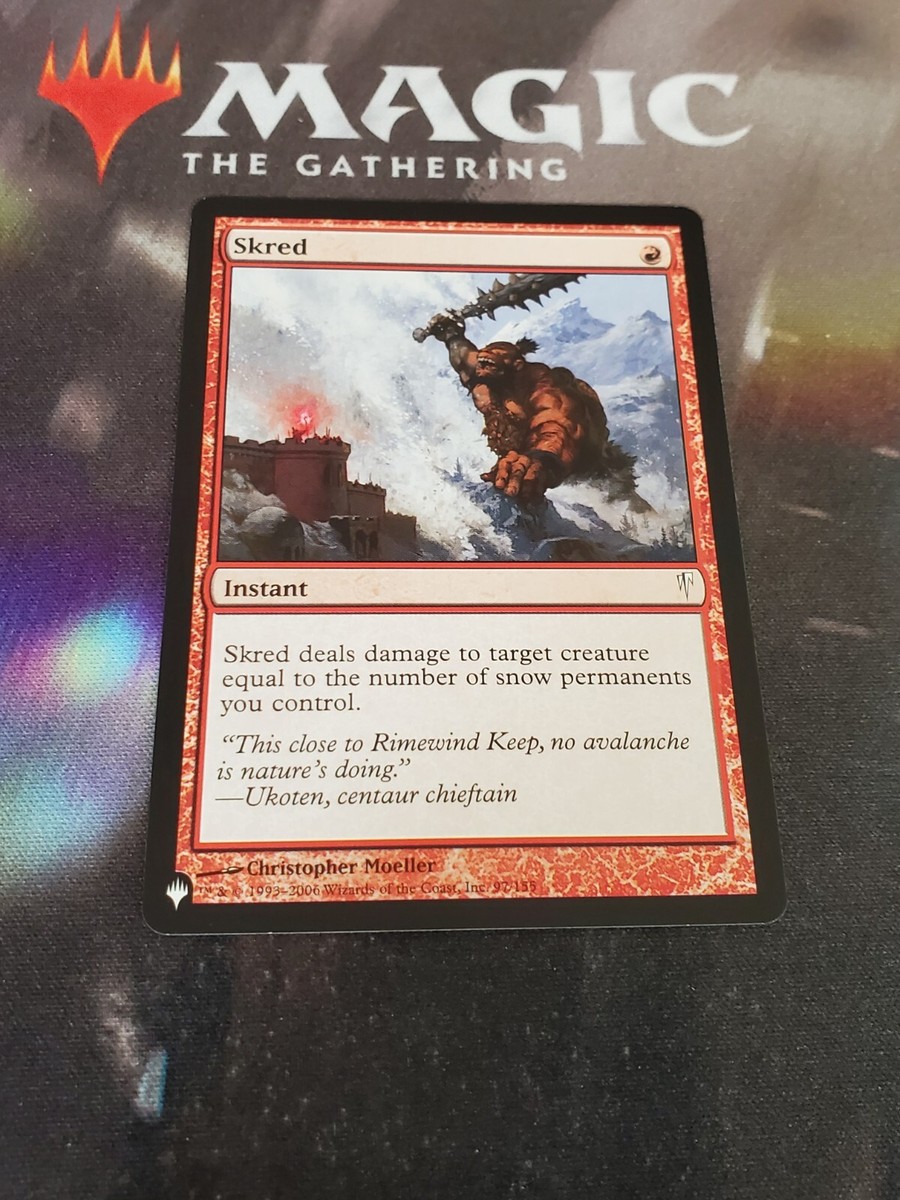 MTG. Skred. The List - Coldsnap. Lp | eBay