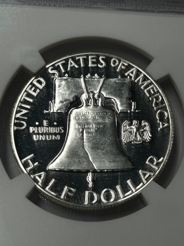 1957 Proof Franklin Half Dollar NGC PF67 Cameo Strong Definition - Picture 6 of 8