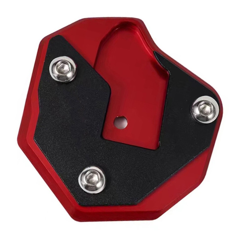 Side Stand Enlarge Kickstand Pad Red For SUZUKI HAYABUSA GSX1300R 2008