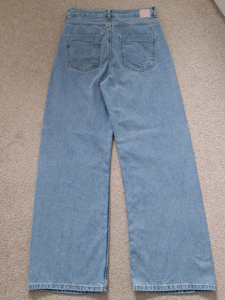 Ladies Zara Wide Legged Jeans Size EU 38 UK 10 eBay