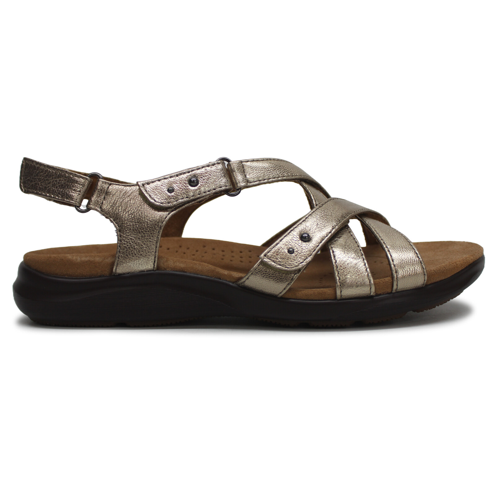 Clarks Originals Womens Sandals Kitly Go Hook and Loop Slingback