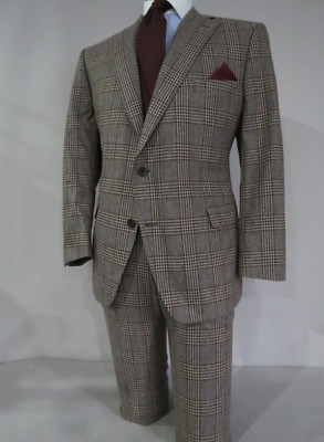 Recent Paul Stuart Woven in Italy Model-SB Phillip adjustable waist suit 46 R