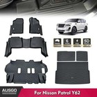 <!--F#f_0-->AUSGO Floor Mats Boot Liner Set for Nissan Patrol Y62 2012-Onwards<!--F/-->