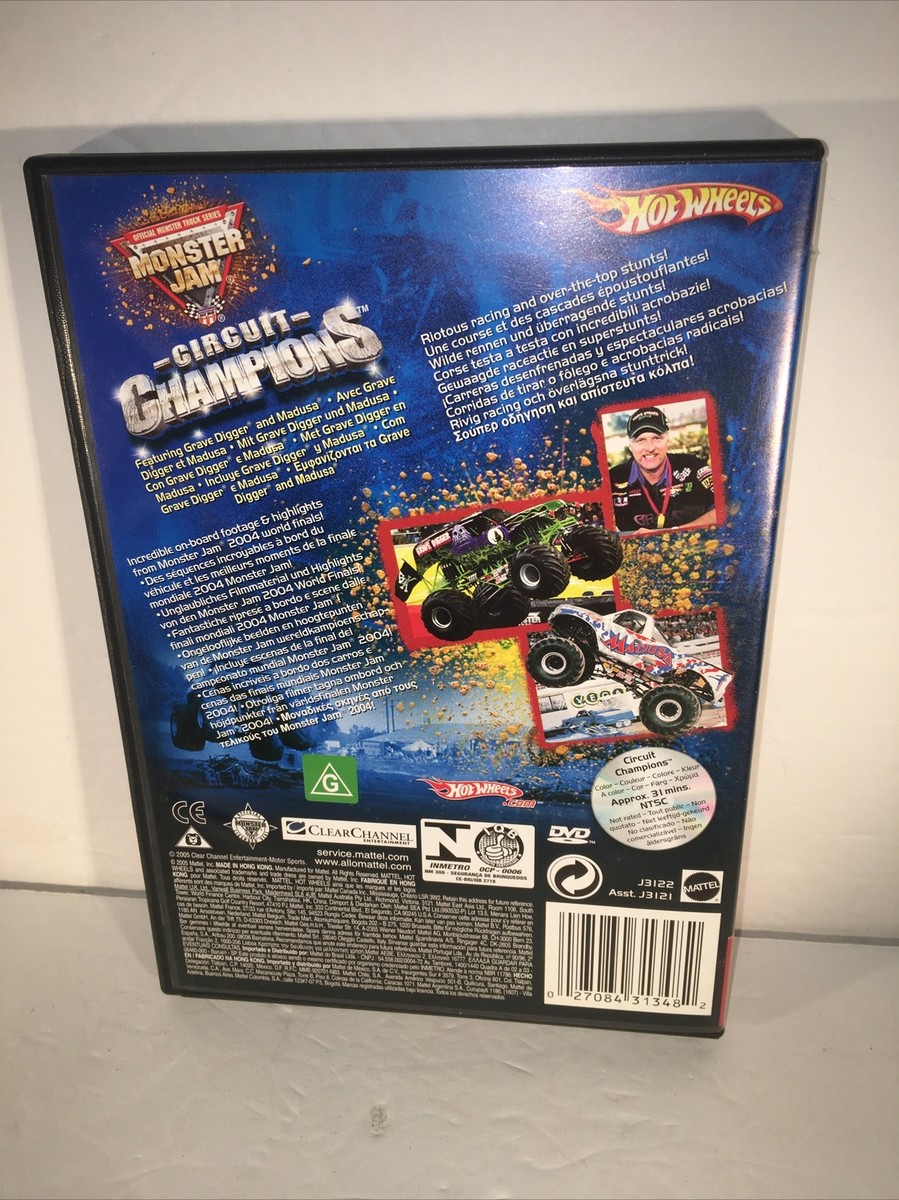 Monster Jam Circuit Champions Grave Digger Madusa (DVD, 2004