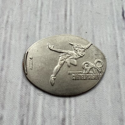 Disney Peter Pan Collectible Pressed Quarter Coin