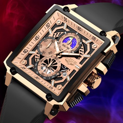 2026 Herren Uhr Business Quarzuhr Datum Leuchtend Wasserdicht Sport Armbanduhr