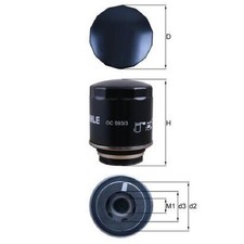 Ölfilter für VW Scirocco 137 3 Sharan 7N1 Tiguan 5N Touran 1T1 1T3 id02106
