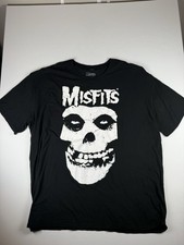 Misfits Rock Band Classic Skull Logo Men's Black T-Shirt 3XL