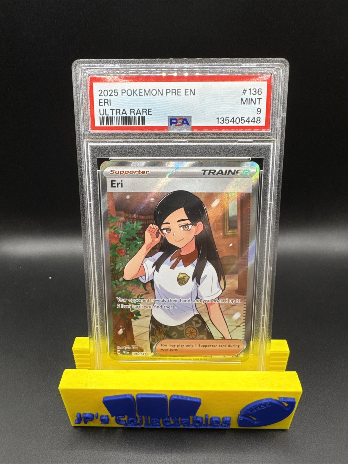 2025 POKEMON PRE EN-PRISMATIC EVOLUTIONS ULTRA RARE #136 ERI PSA 9