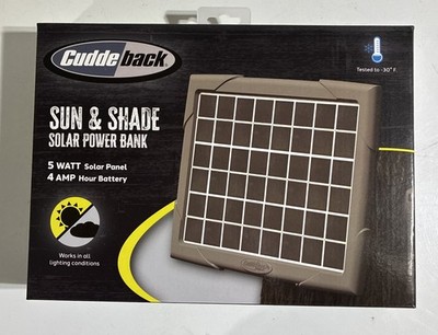 Cuddeback Sun & Shade Solar Power Bank
