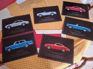 Ancienne brochure Alfa Romeo années 1960 illustré par François Dallegret