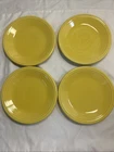 4 Yellow Fiesta Ware Fiestaware Salad Plates
