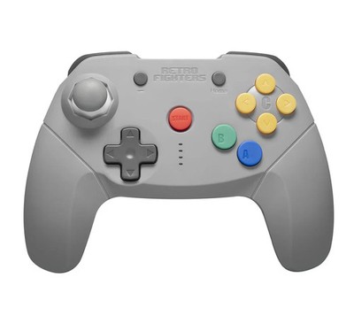 Brawler64 Wireless Controller Bluetooth Grey - Brand New - Nintendo Switch