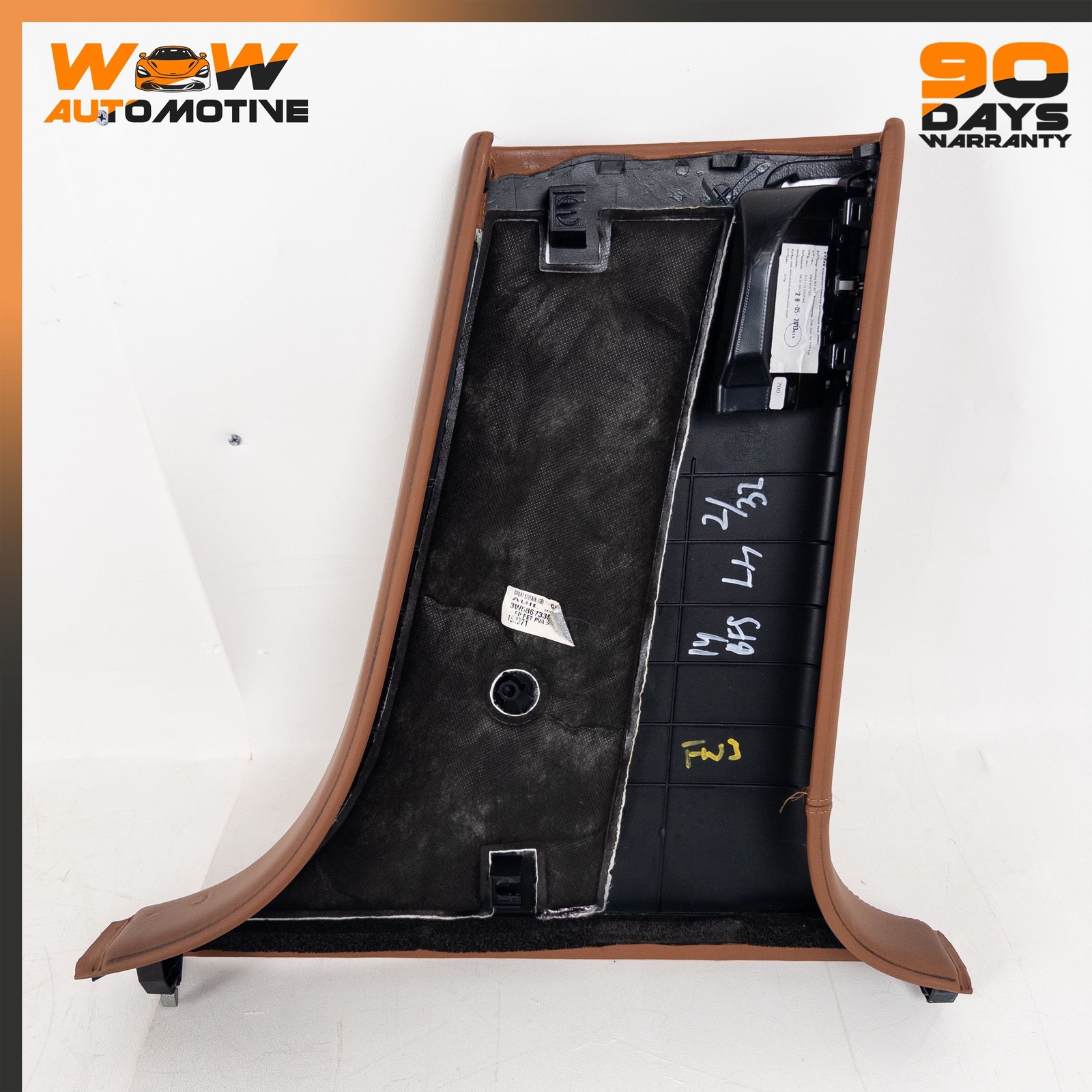 14-19 BENTLEY FLYING SPUR LEFT LOWER B PILLAR COVER PANEL TRIM AIR VENT OEM