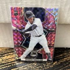 Spencer Torkelson RC 2022 Panini Pink Camo Mosaic #266 Detroit Tigers