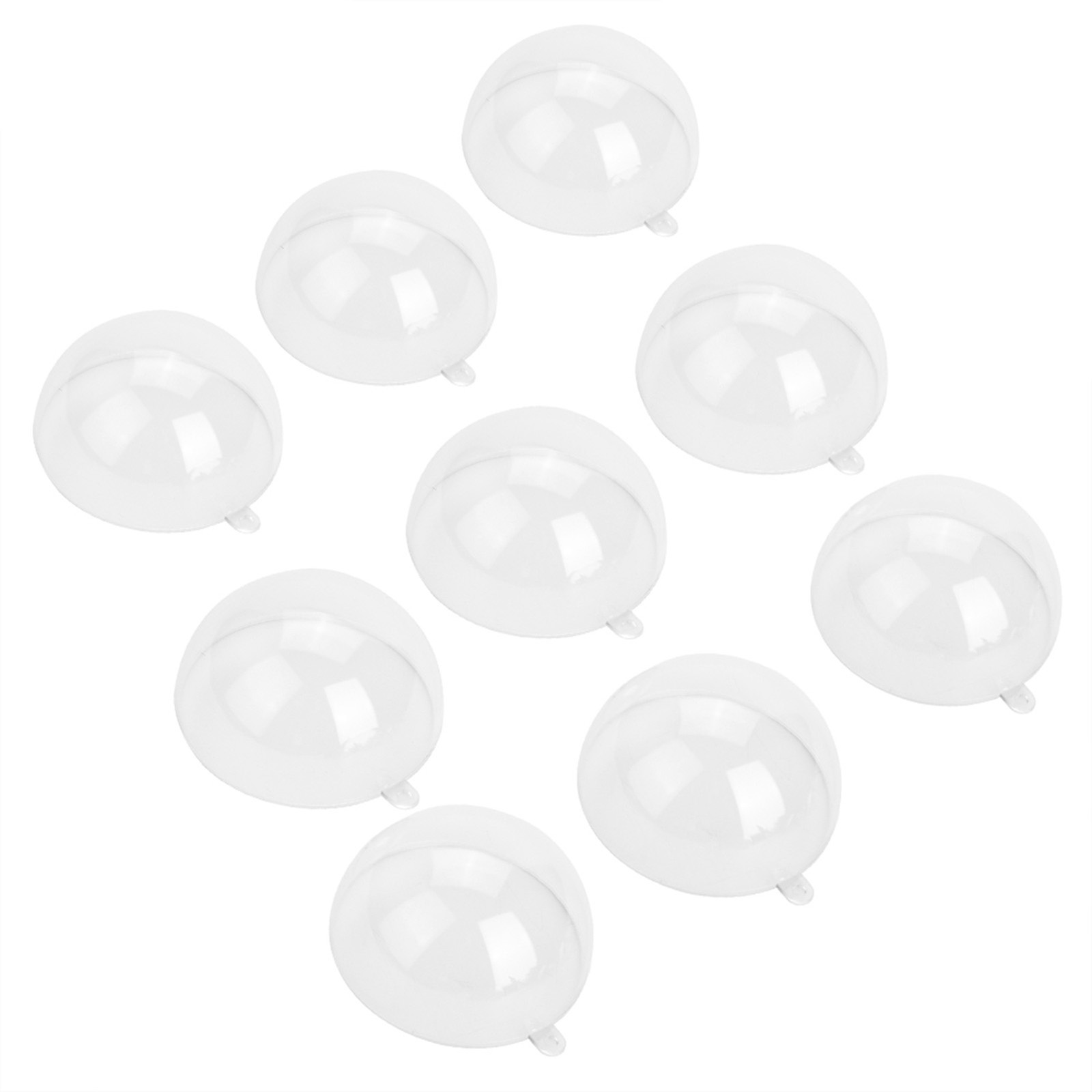 20 Clear Fillable Ornament Balls Easy DIY Decoration For Christmas