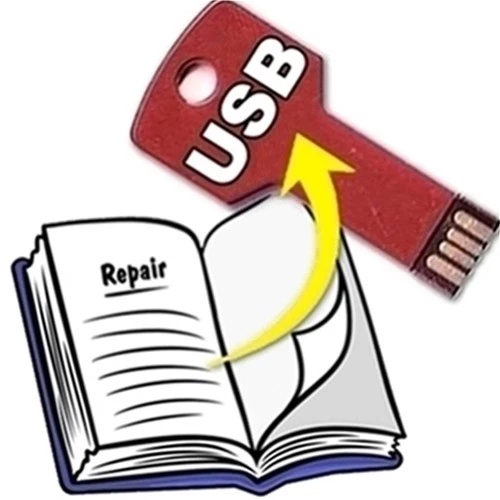 Unidad flash digital Plymouth Shop Manual 1955-1956 PDF en servicio de reparación USB Foto 3 de 4