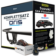Für SUZUKI SX4 Fl. Classic Typ EY,GY Anhängerkupplung starr +eSatz 7pol uni 06-
