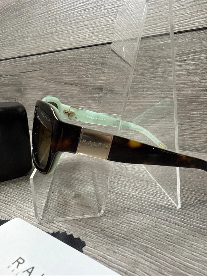 Gafas de sol pulidas Ralph by Ralph Lauren RA5049 para mujer tortuga/verde Foto 4 de 4