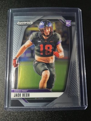 Jack Bech - Prizm Draft Picks 2025 - Las Vegas Raiders, TCU Horned Frogs - RC