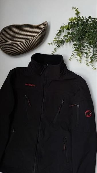 Men Mammut Jacket Black Softshell 36