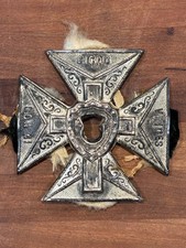 Vintage Masonic In Hoc Signo Vinces Cross Badge 2.5? MEDALLION MALTESE CROSS