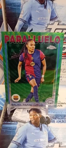 2024-25 Topps Chrome UEFA Women's Champions League Salma Paralluelo Numbered/99