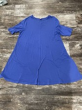 OLD NAVY XL BLUE ELBOW SLEEVE DRESS
