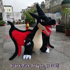 Cartoon Giant Charizard Plush Doll Animal Stuffed Toy Pillow 28/48/68cmXmas Gift