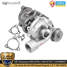 Turbolader K03 für Audi A4 B5 B6 A6 VW Passat 1.8 T 53039880029 058145703J