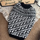Designer Dog Sweater Cristian Dogs Fashion Clothes Luxury Pet Soft Warm Pullover