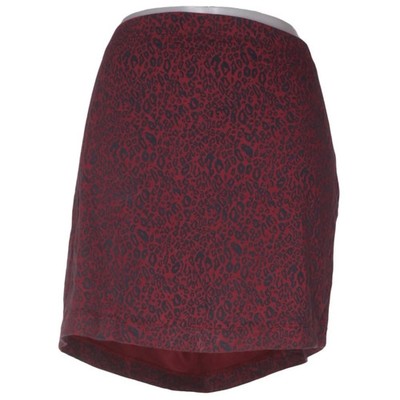 Kiabi, Rock, Größe: 46/48, Rot/Schwarz, Baumwolle/Elasthan, Leopard, Damen #OBd