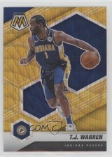 2020-21 Panini Mosaic Mosaic Gold Wave Prizm TJ Warren #23 4m4