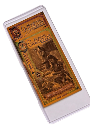 GOLD - [Lot of 2] 1/2 Florida & 1/2 Oklahoma Goldback 24K Gold