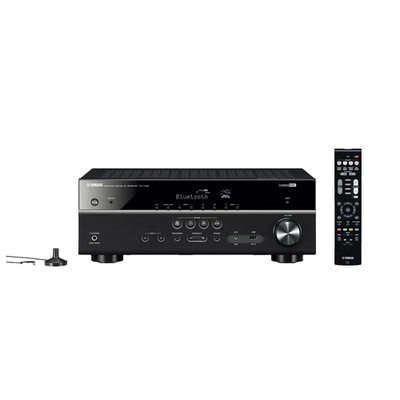 Yamaha RX-V385 5.1 A/V Receiver 4 HDMI Bluetooth Dolby DTS-HD AM/FM New