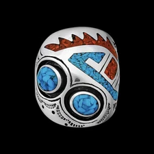 Roie Jaque Ring • 925 Sterling Silver • Navajo Handmade • Tribe Design •...