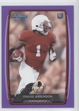 2013 Bowman Purple David Amerson #217 3a3