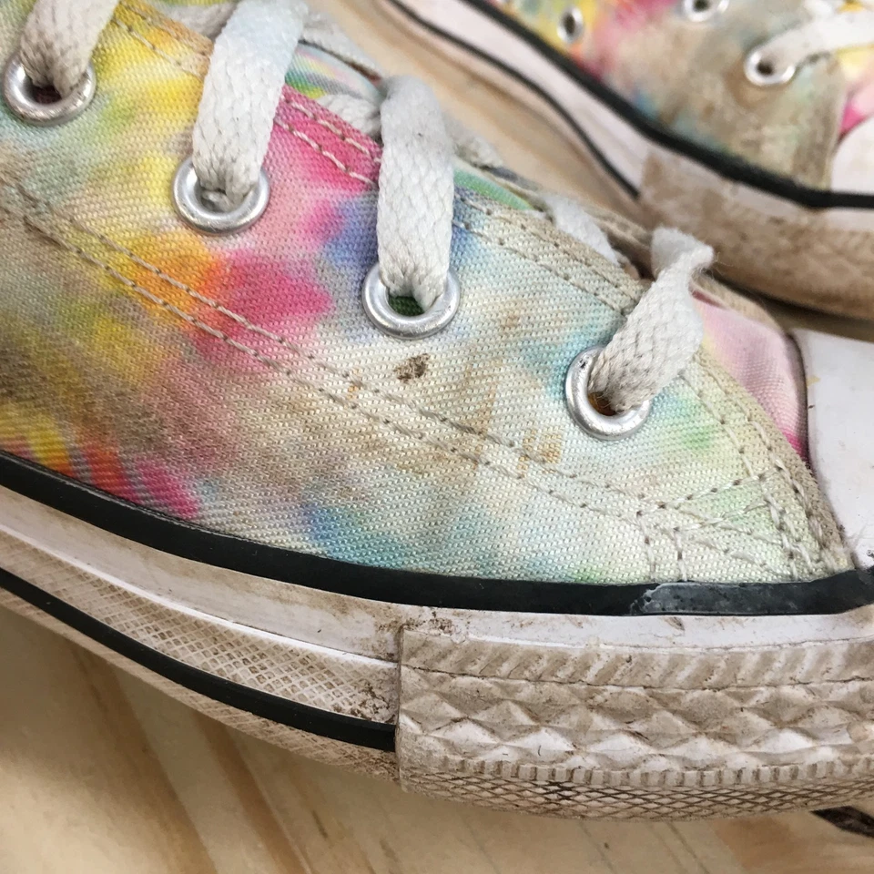 Converse Shoes Youth 2 Chuck Taylor All Star Sneakers Multicolor Lace Up 365582F - Image 4 of 4