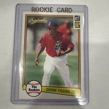 2002 Donruss Originals Chone Figgins Rookie Card (RC) #404 - Anaheim Angels. rookie card picture