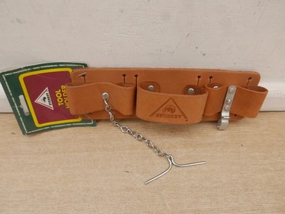 EVEREST TH5 5 SCHLAUFEN LEDER MEHRZWECK WERKZEUG GÜRTEL HOLSTER HALTER