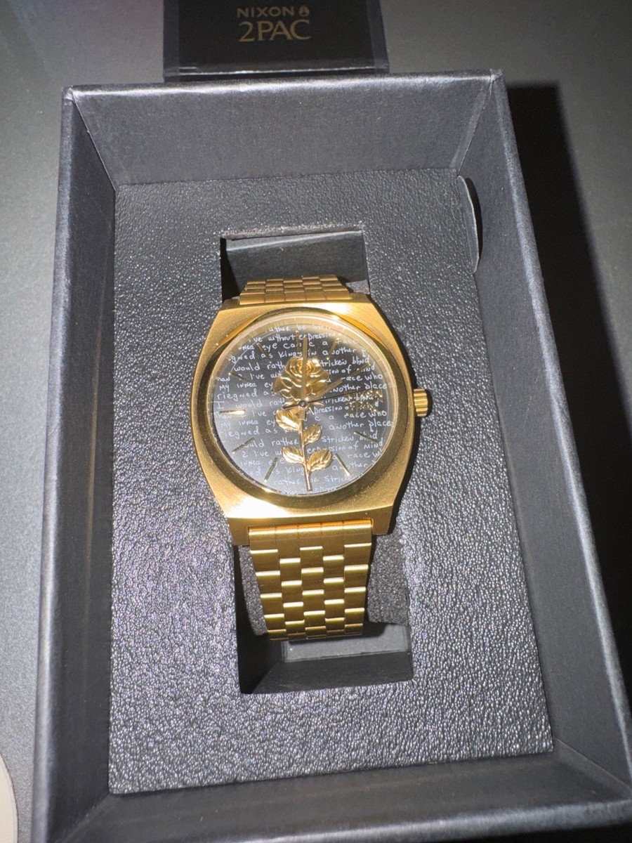 Nixon x Tupac Gold Watch. NEVER WORN! Limited Edition. Sold out