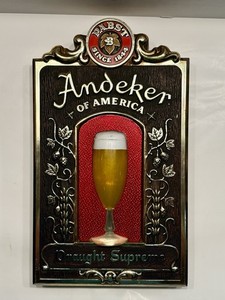 Andeker Beer Sign | eBay
