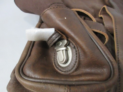 Zaino borsa pelle bovina marrone Marlboro Unlimited Gear vintage 1997 INUTILIZZATO - Foto 14 di 19