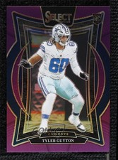 2024 Panini Select Concourse Purple Prizm 74/75 Tyler Guyton #69 1l8o