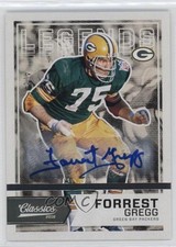 2016 Classics Legends Significant Signatures Silver 4/5 Forrest Gregg Auto 1q7