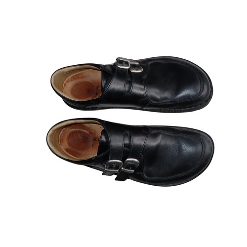 Birkenstock Leather Buckle Loafers Comfort Slip On Shoes Mens 43 US 10 - Picture 2 of 7