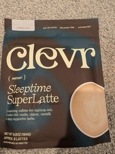 Clevr Sleeptime SuperLatte lait d'avoine instantané latte sans caféine 1,6 lb 30 servures